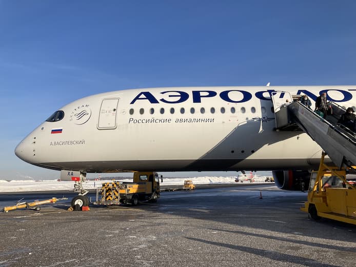アエロフロート・ロシア航空の機体（A350-900）